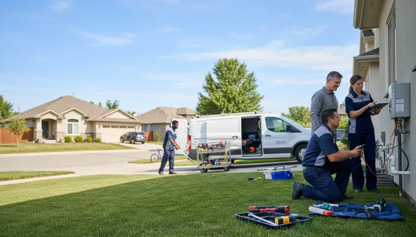Tankless water heater service in Evans, GA